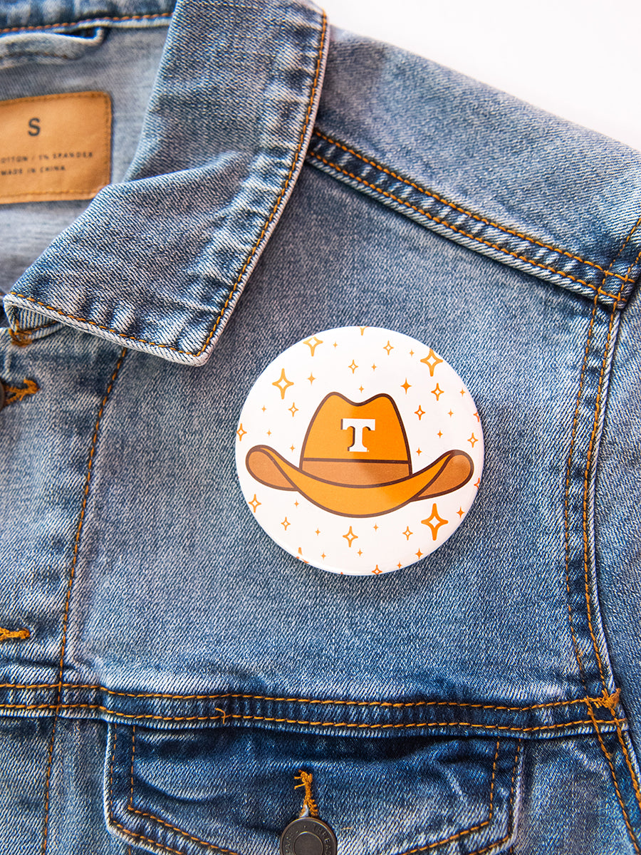 Cowboy Hat Power T Button