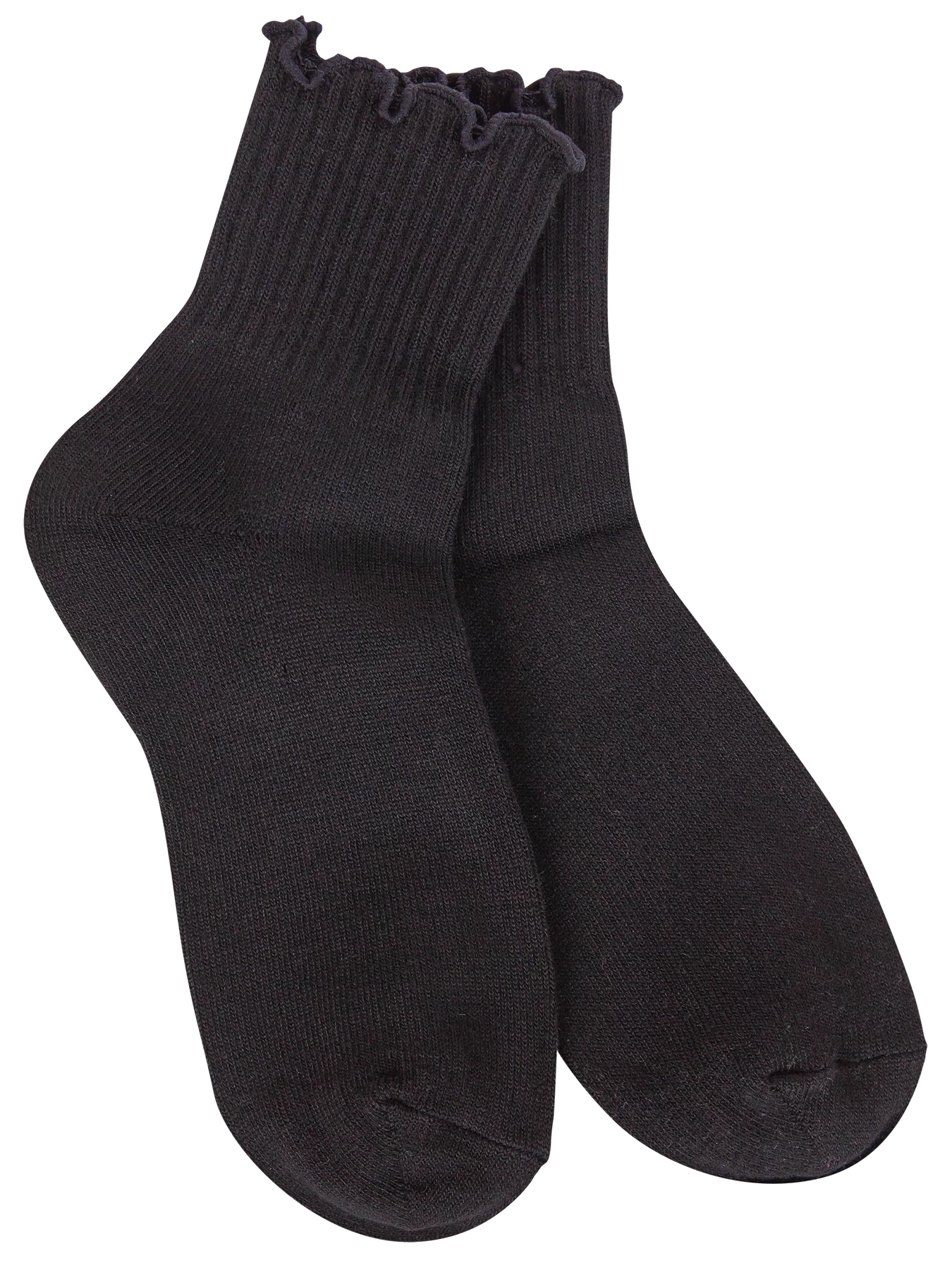 grey ruffled socks