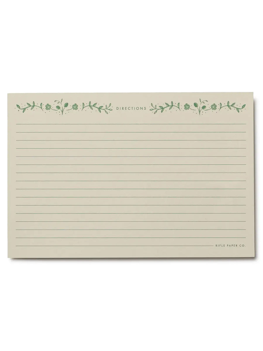 Artichoke Recipe Cards