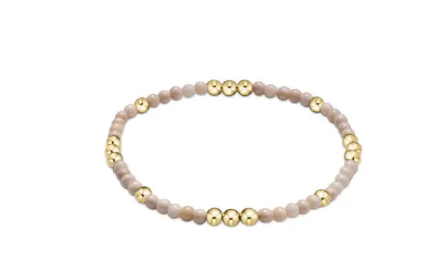 Worthy Pattern 3mm Gemstone Bracelet (7 Colors)