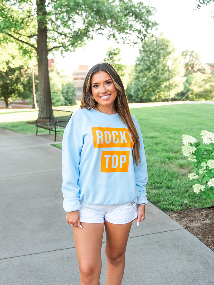 Rocky Top Crew Sweatshirt, Blue