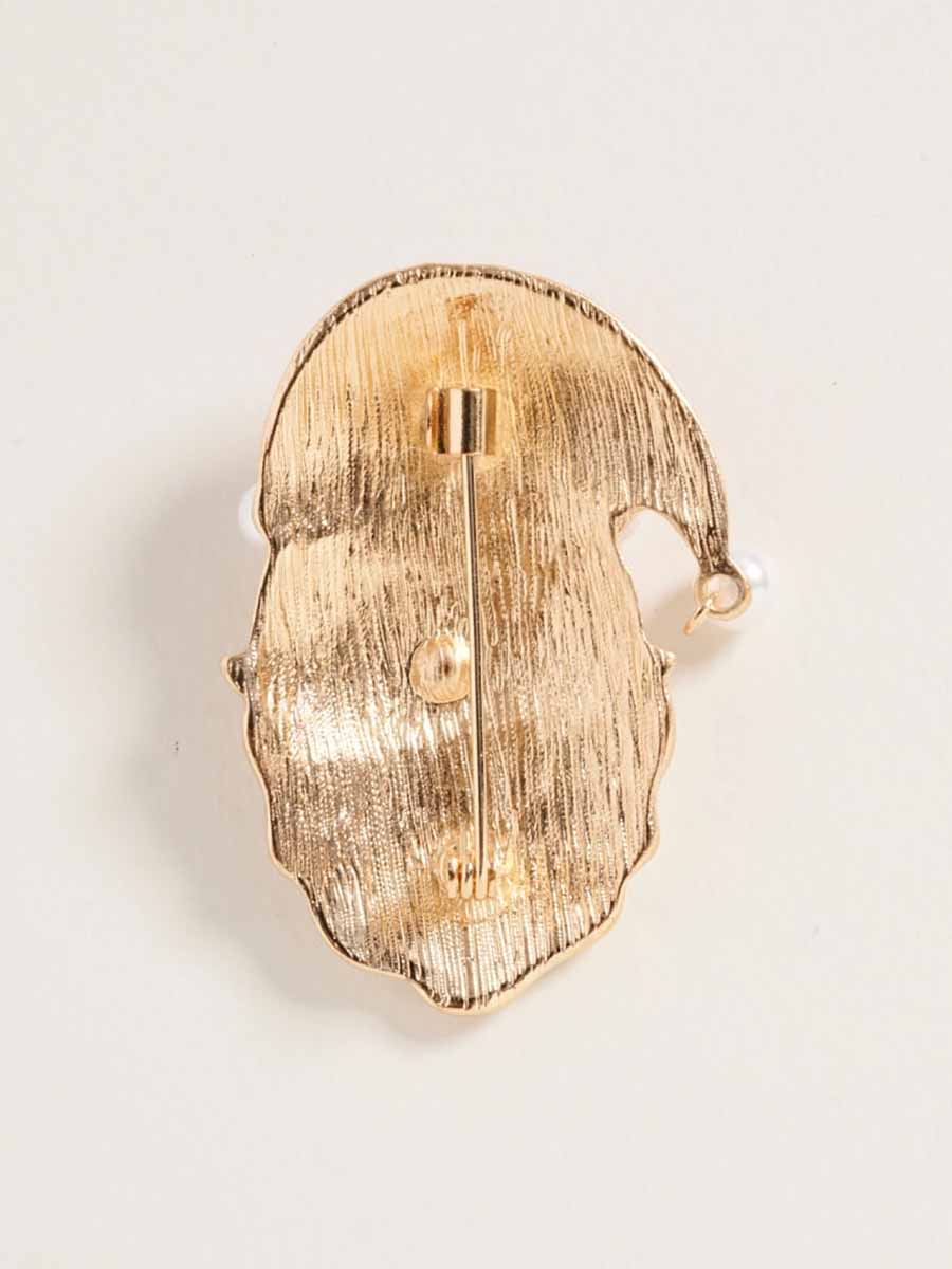 Santa Brooch Pin Back