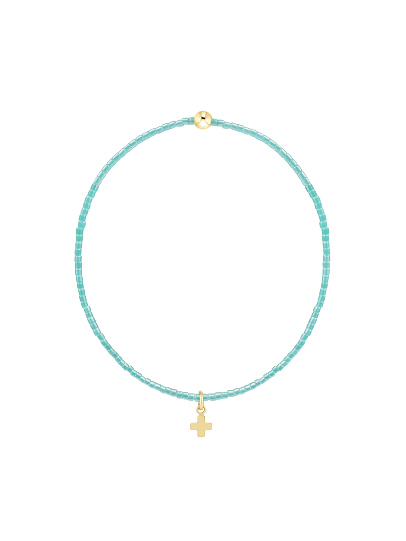 Hope Classic Signature Cross Bracelet-Small Gold Charm (6 Colors)