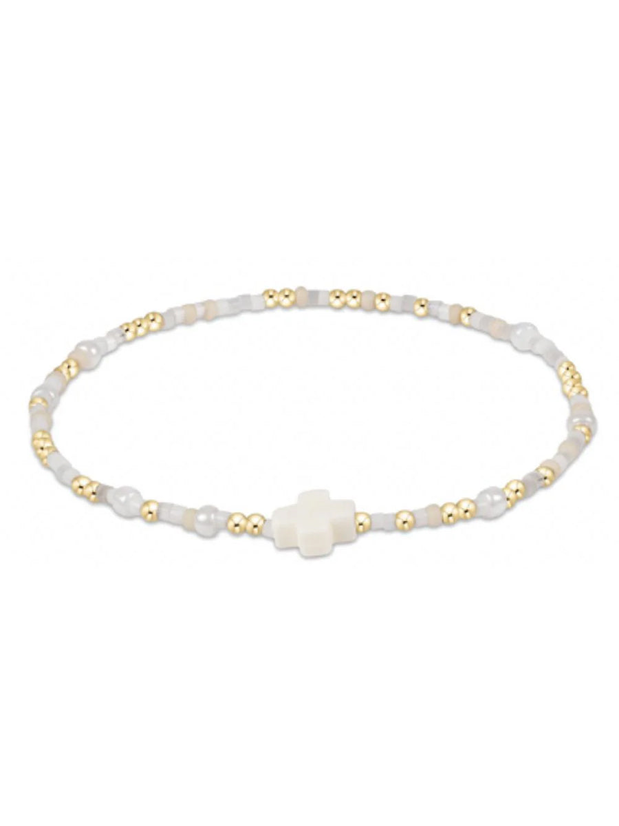 Hope Unwritten Signature Cross Bracelet (2 Colors)