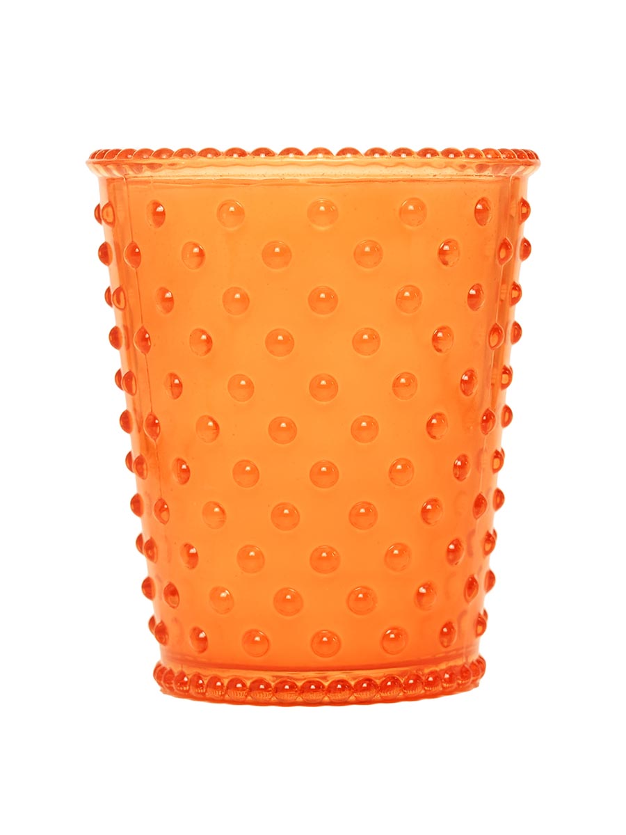 K. Hall Studio Hobnail Glass Candle 16 oz.
