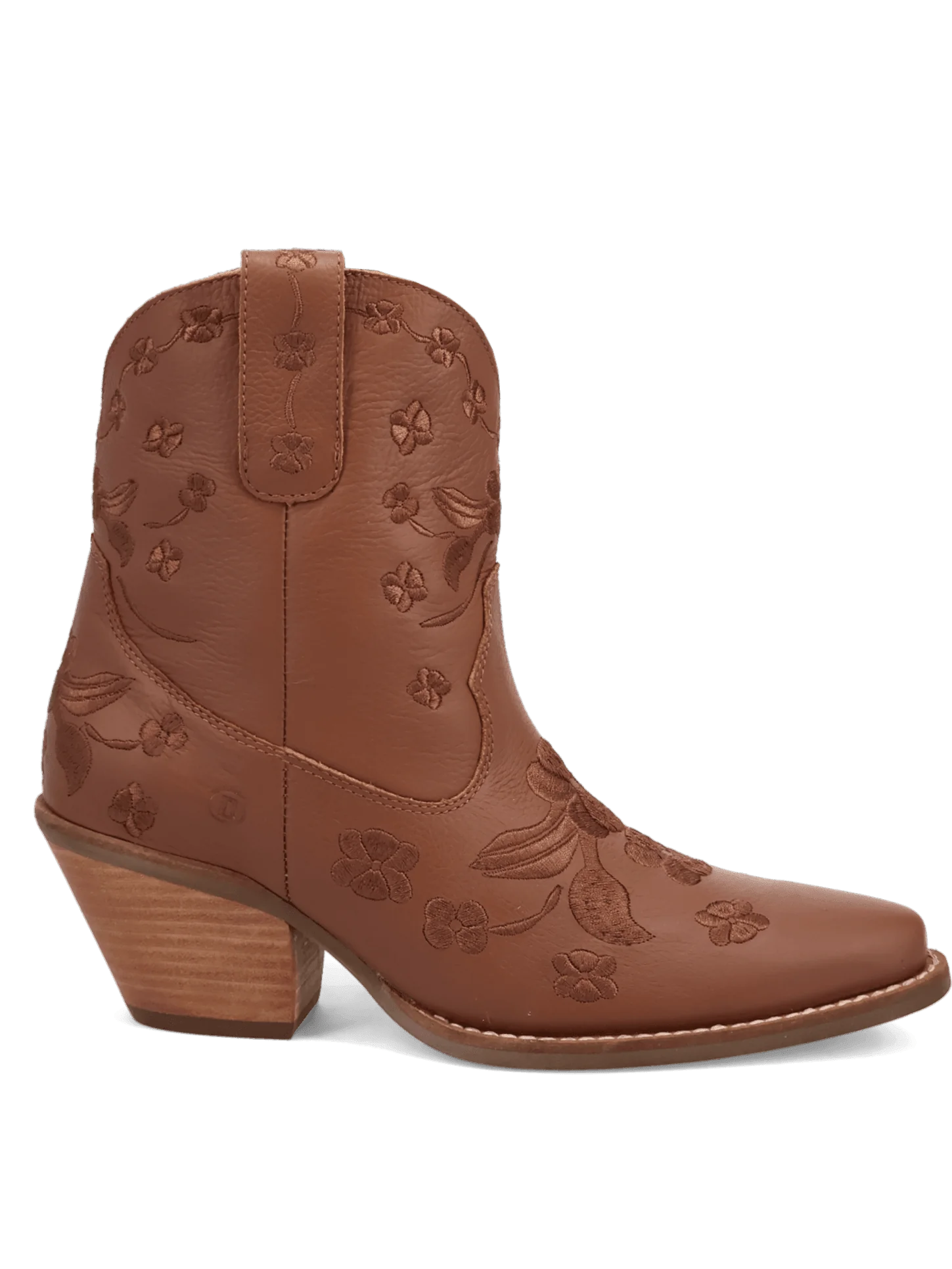 Women's Brown Leather Bootie