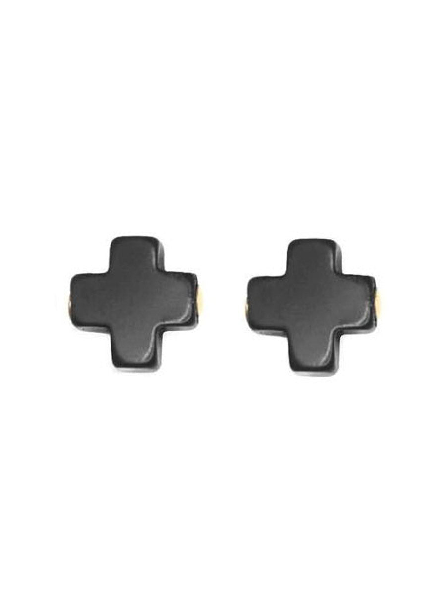 Signature Cross Studs (7 Colors)