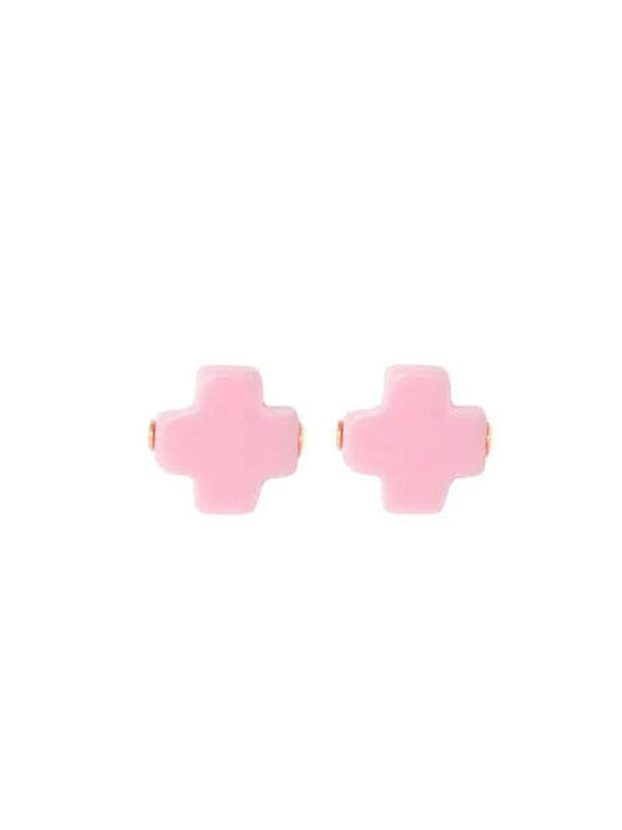 Signature Cross Studs (7 Colors)
