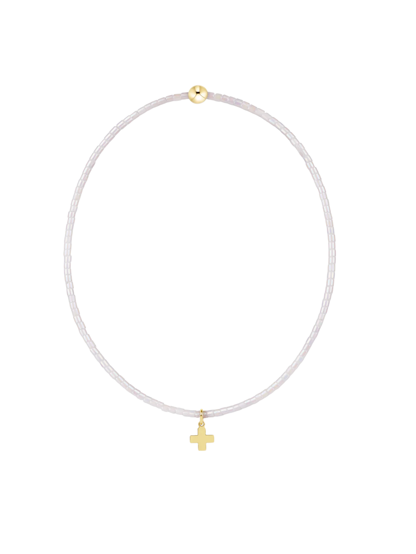 Hope Classic Signature Cross Bracelet-Small Gold Charm (6 Colors)