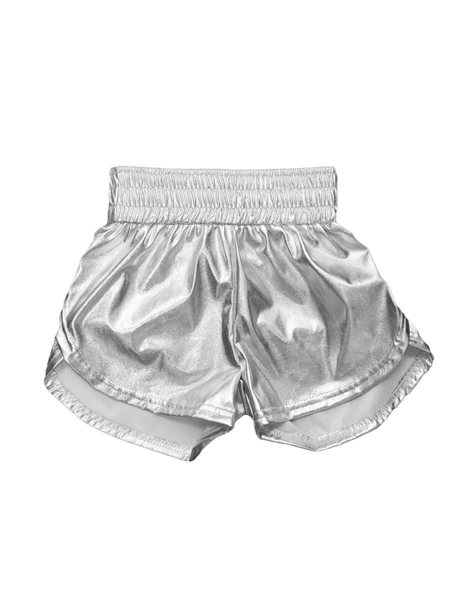 Metallic Shorts, Toddler & Youth (2 Colors)