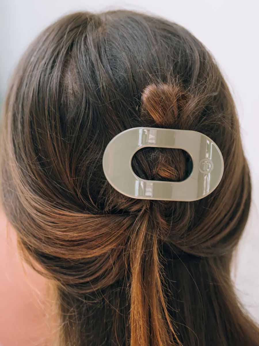 Teleties Sage It Ain't So Flat Round Hair Clip