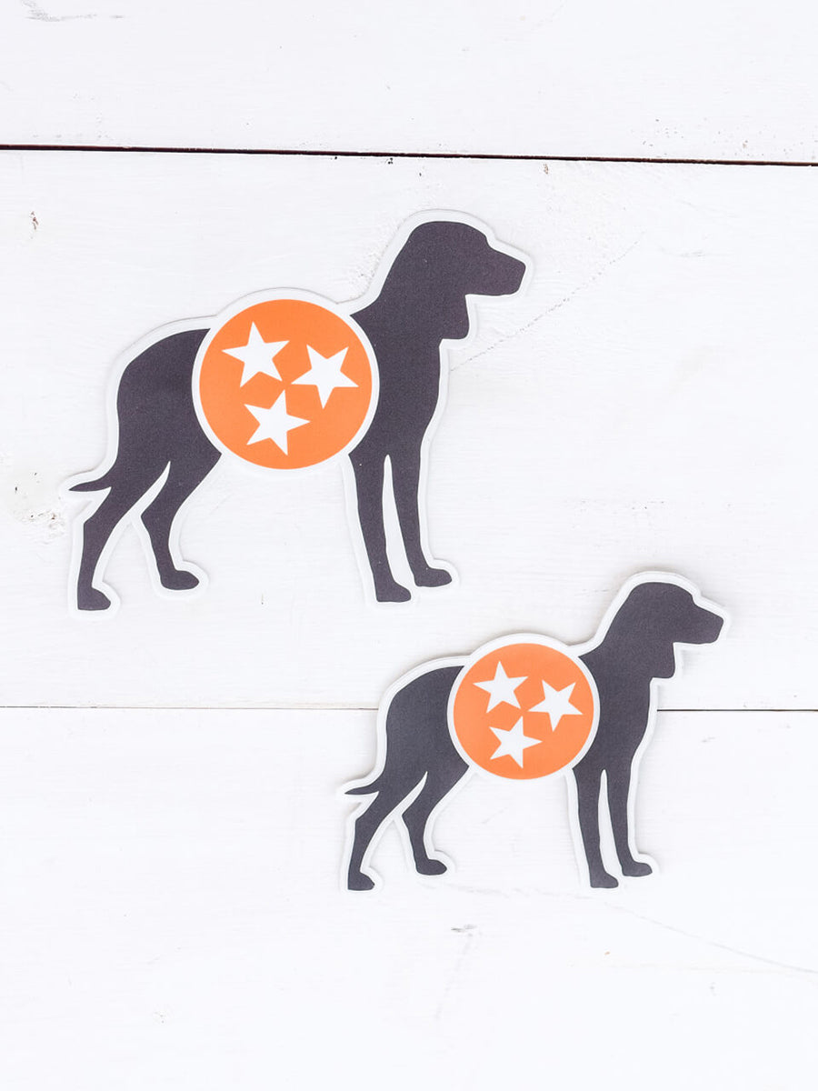 Smokey UT Mascot with Tristar Sticker