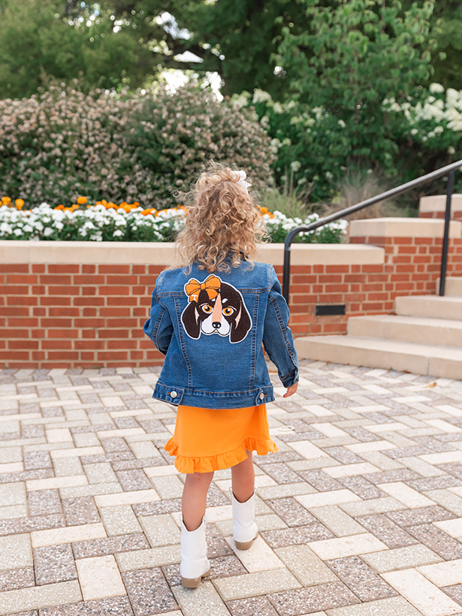 Smokey Patch on Girls Denim Jacket