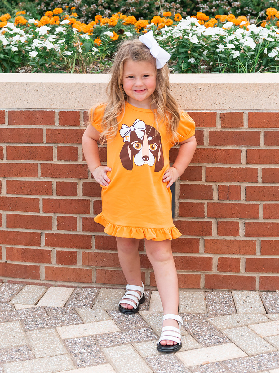 Smokey Girl Short-Sleeve Swing Top, Infant, Toddler, & Youth