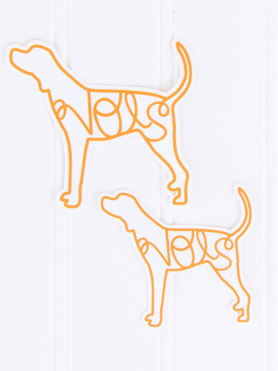 Smokey Vols Mascot Sticker in 2 sizes