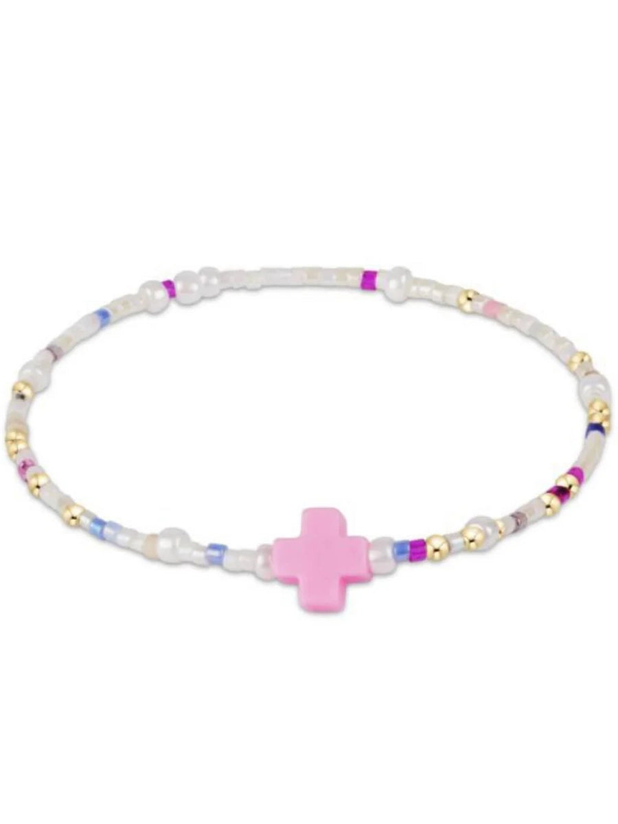 egirl Hope Unwritten Signature Cross Bracelet (25 Colors)