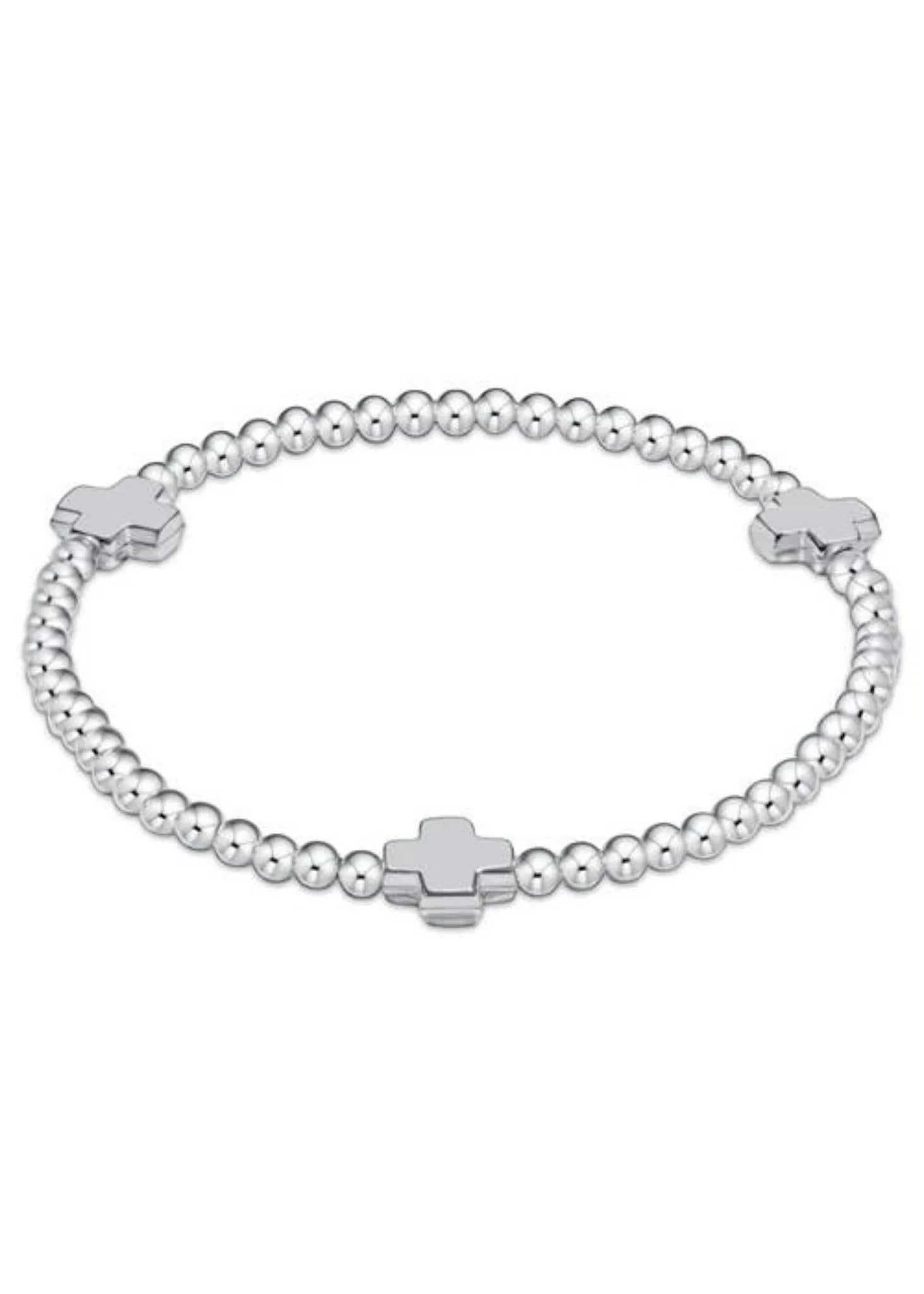 Signature Cross Sterling Bracelet 3mm