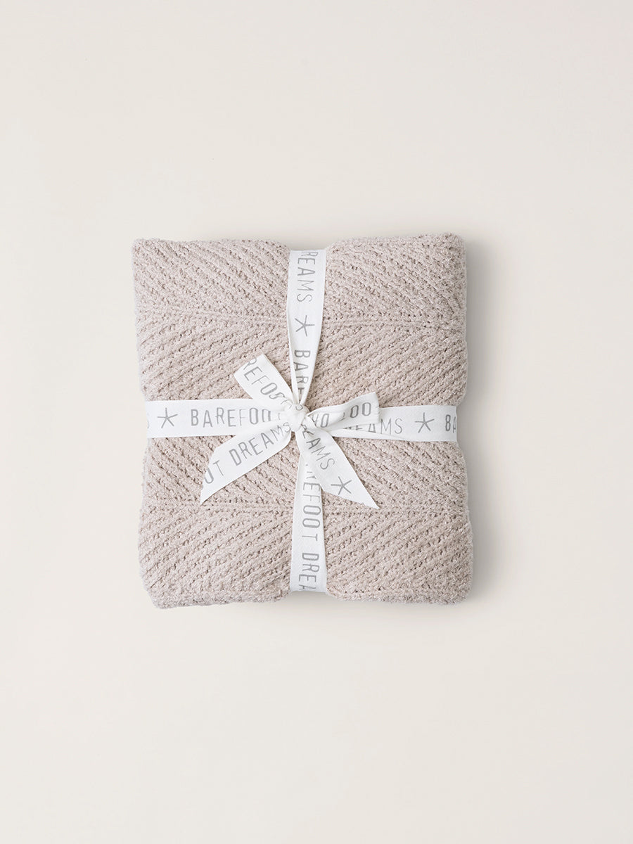 Cozy Shine Herringbone Blanket