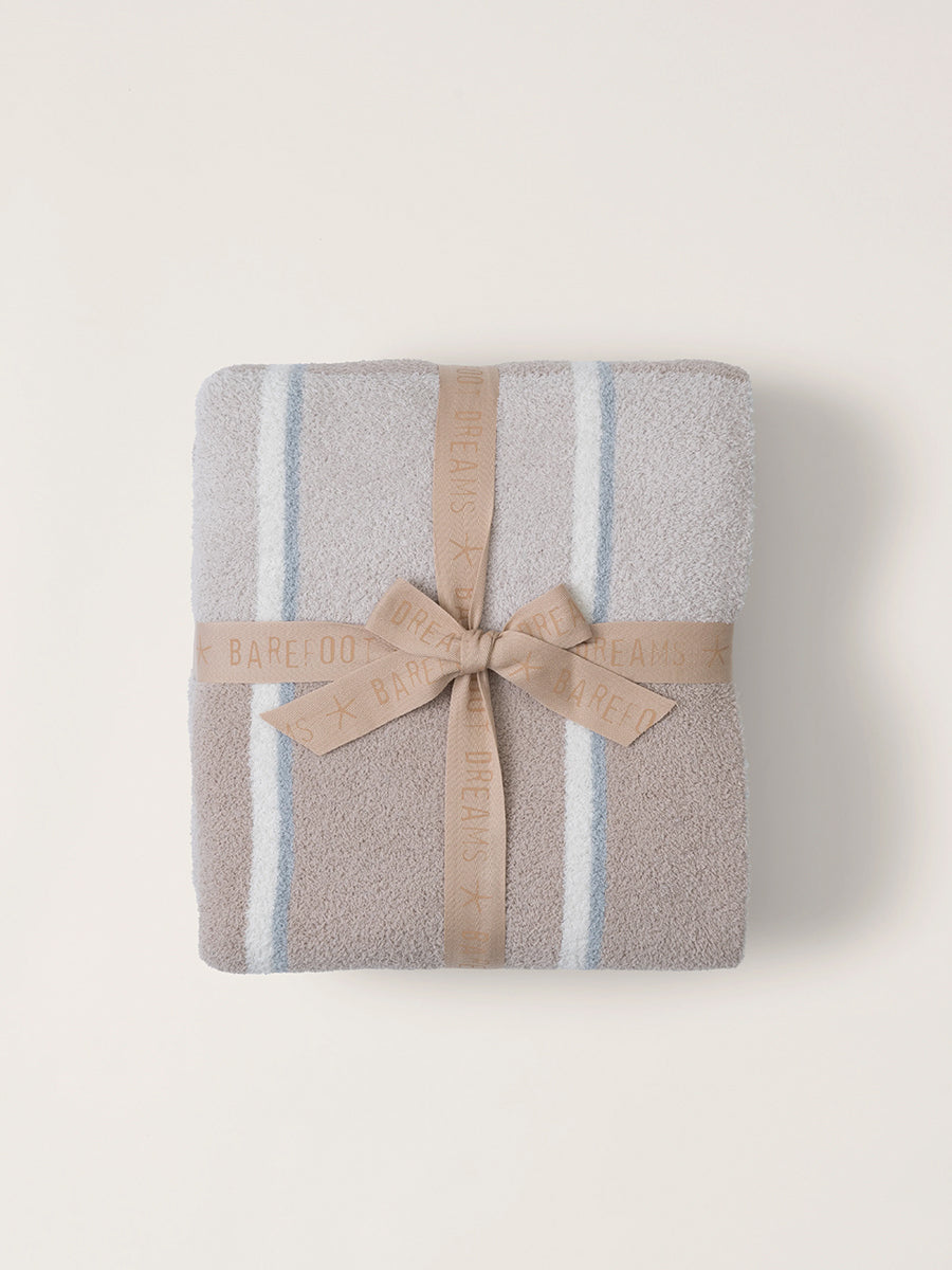 CozyChic® Accent Stripe Throw, Stone Multi