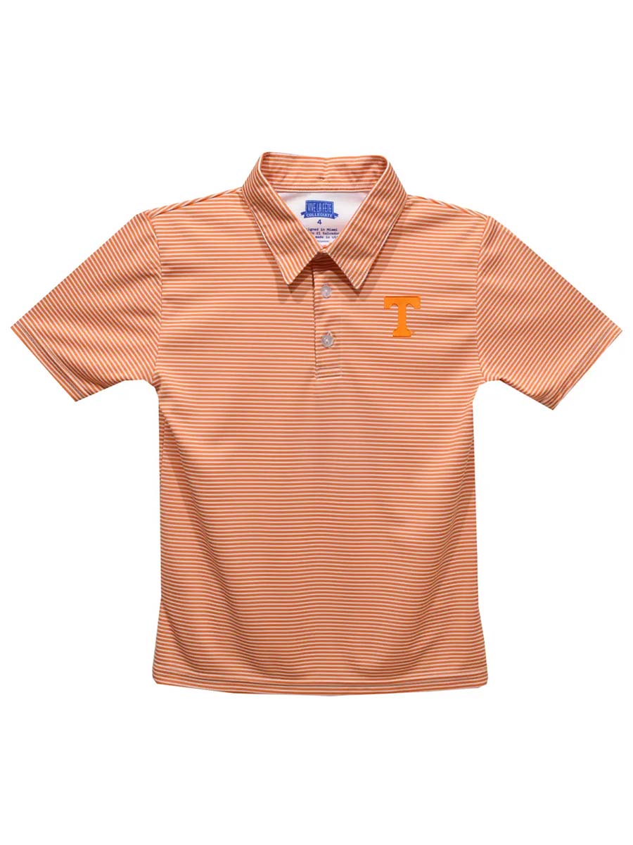 Kids Orange striped Power T polo