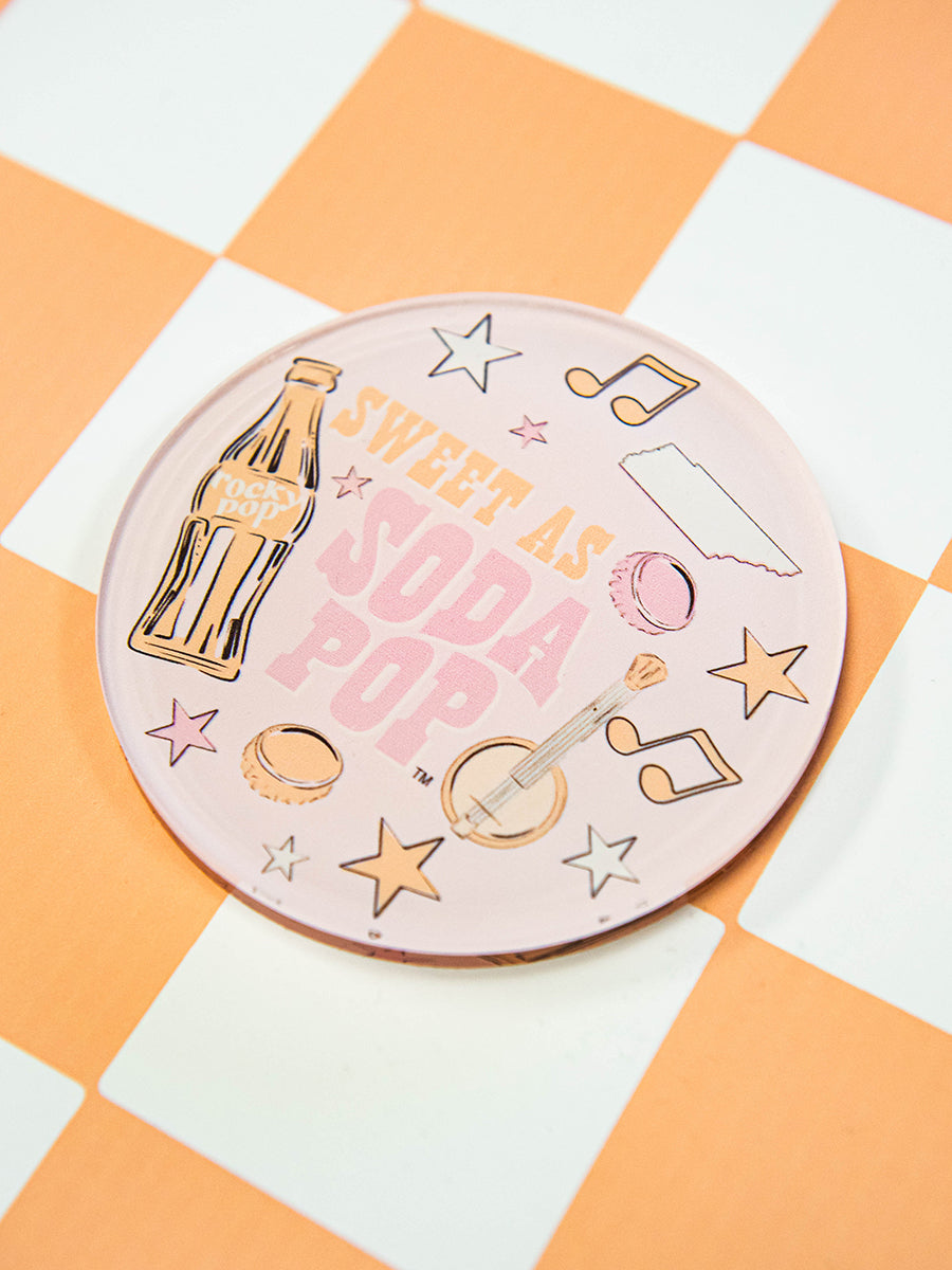 Sweet As Soda Pop Drink Coaster