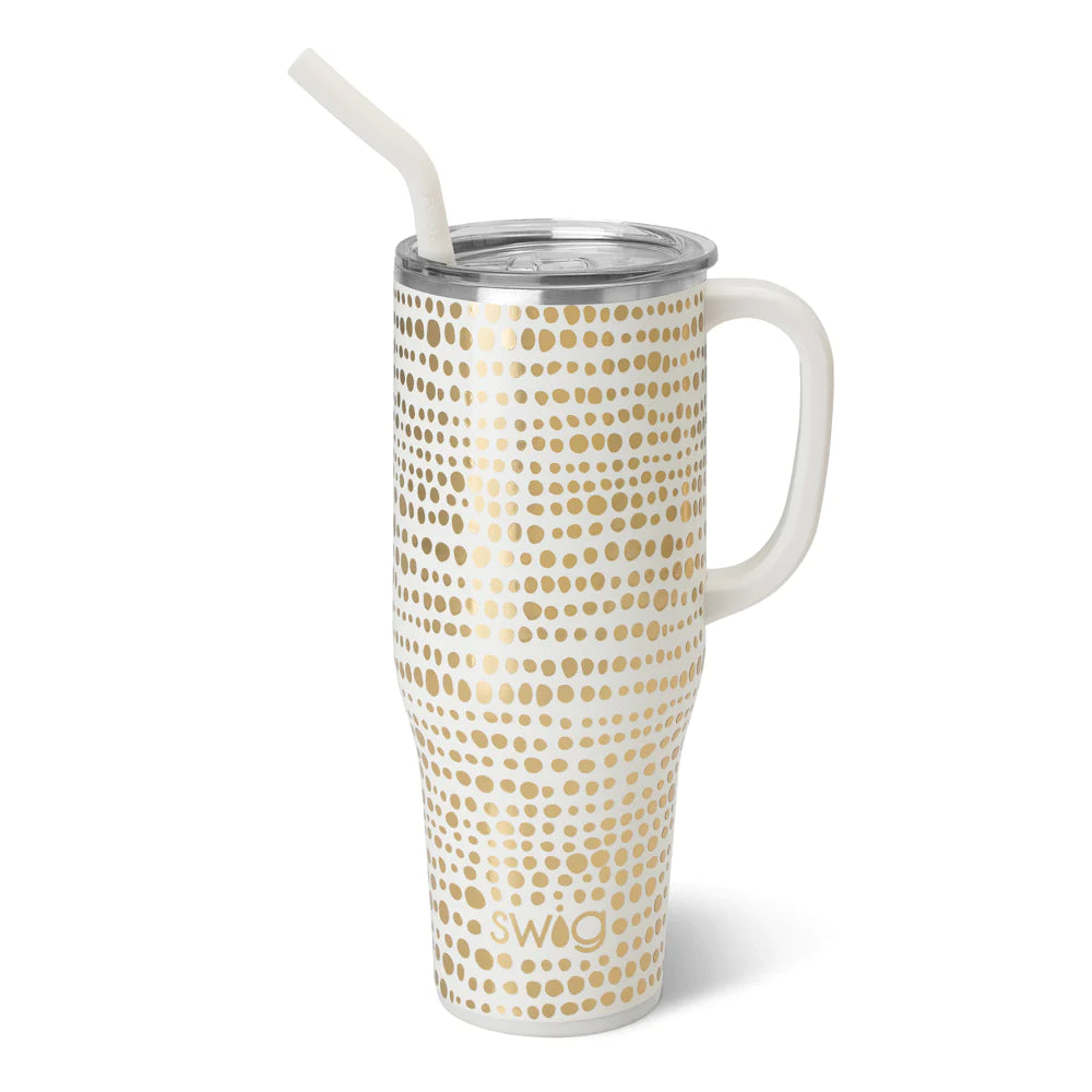 Glamazon Cream/Gold Mega Mug (40 oz)