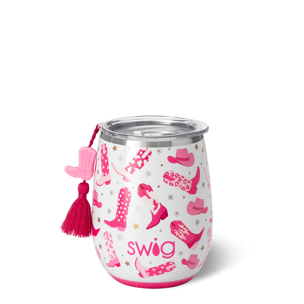 Let's Go Girls Stemless Wine Cup (14 oz)