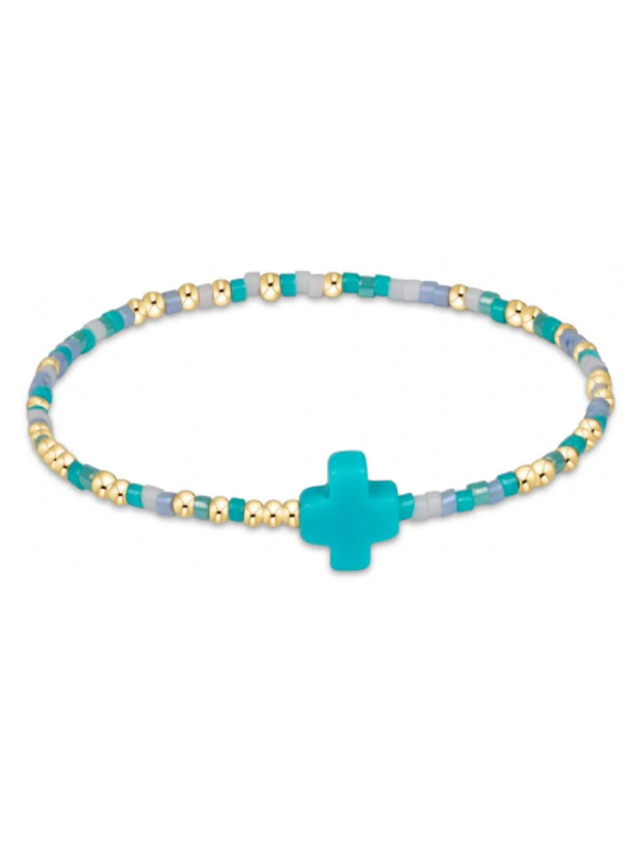 egirl Hope Unwritten Signature Cross Bracelet (25 Colors)