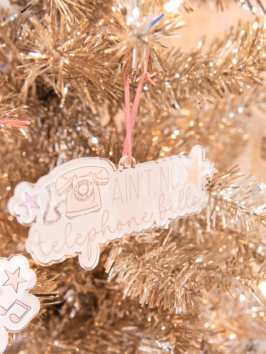 Telephone Acrylic Ornament