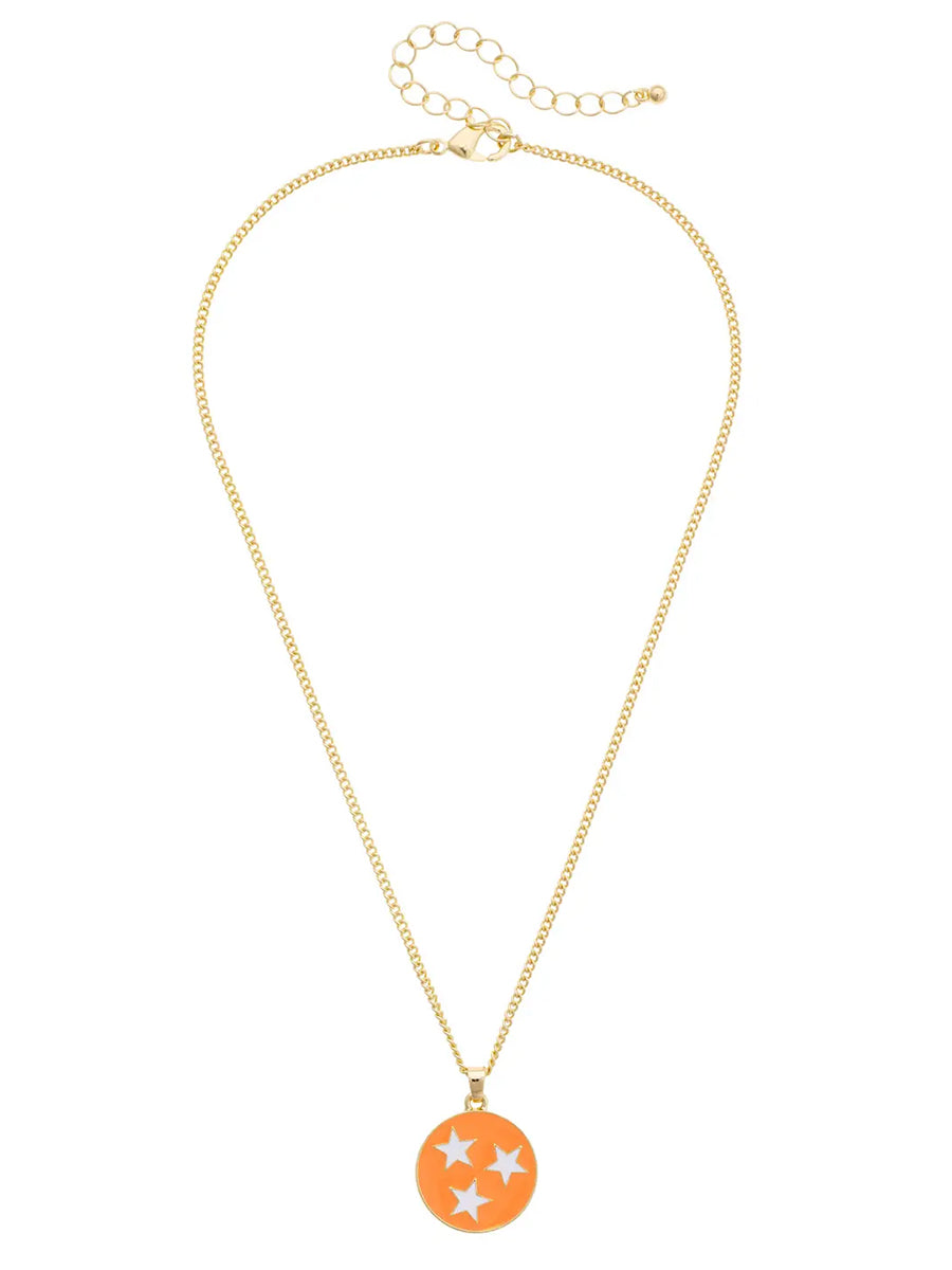 Tennessee Tri-Star Gold Necklace