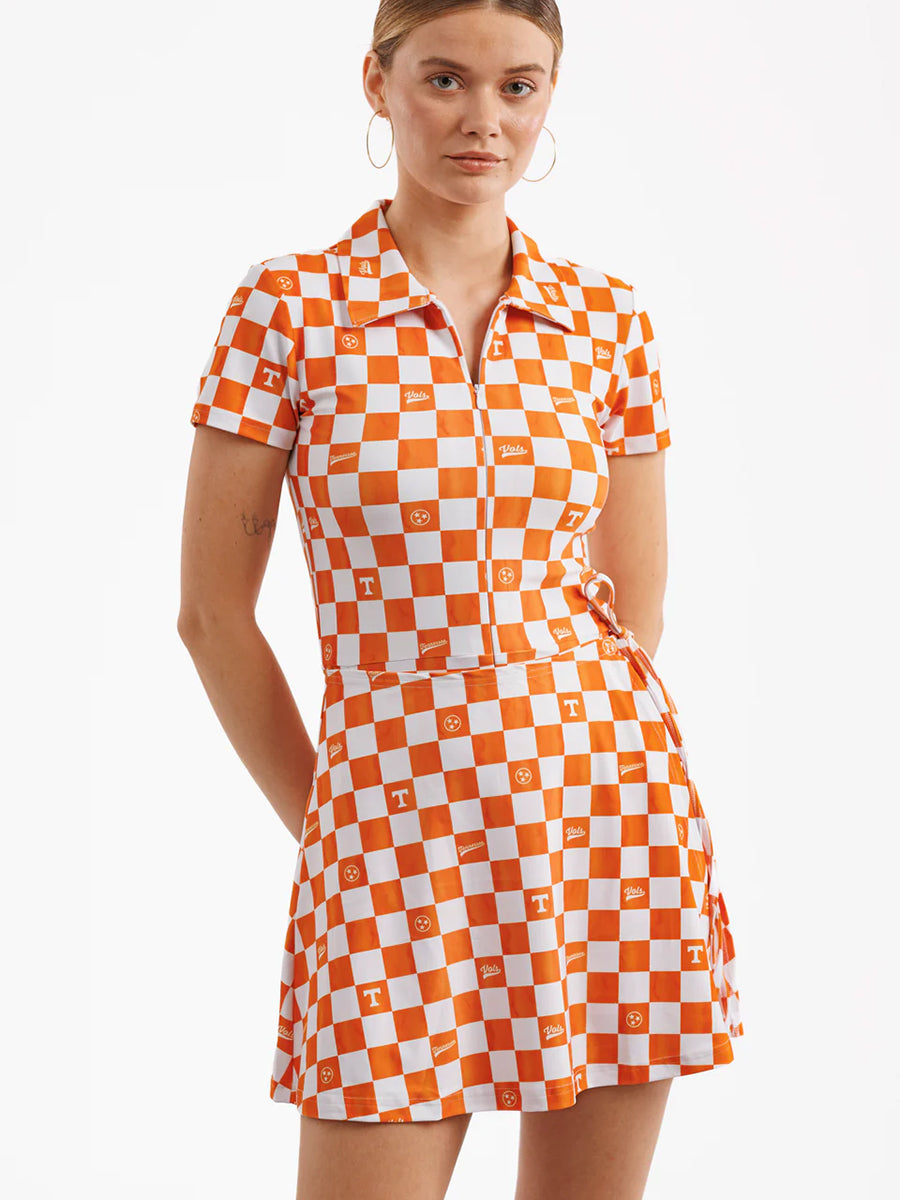 Tennessee Orange Checkered Dress