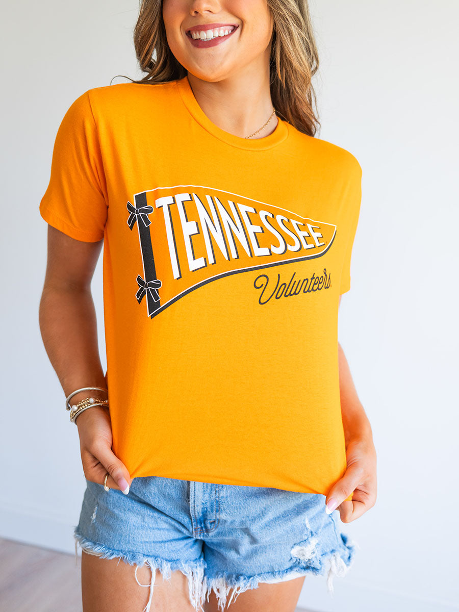 Tennessee pennant flag orange t-shirt