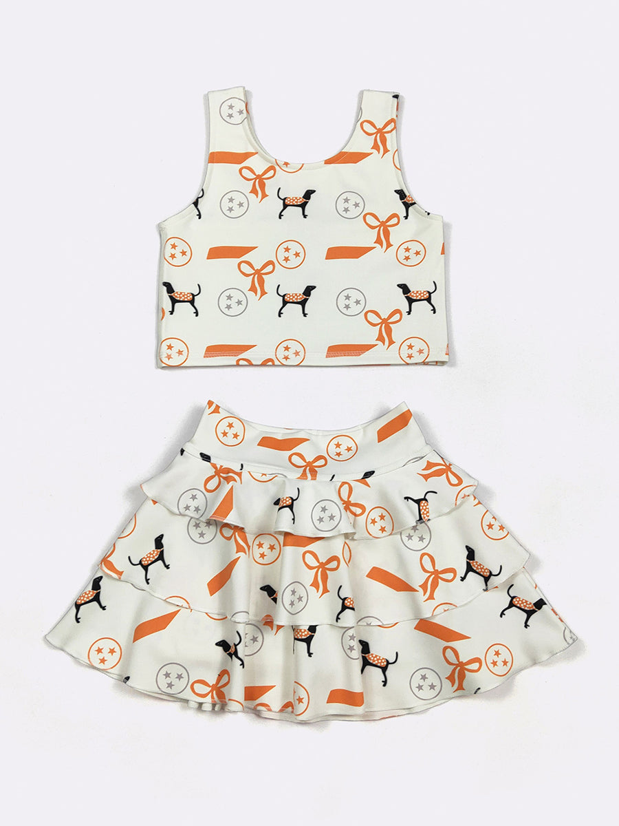 Tennessee Girls Tank and Skort