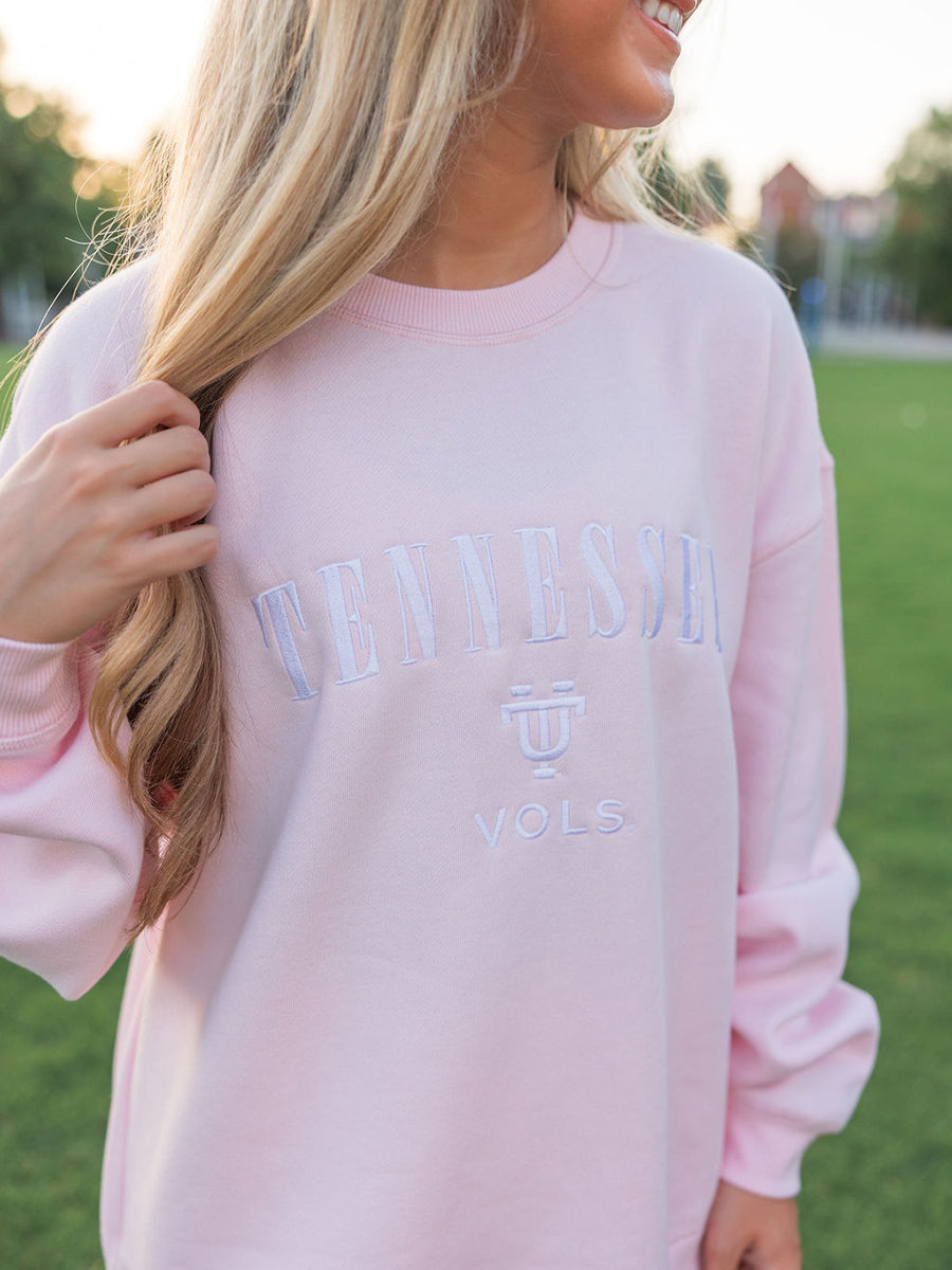 Pale Pink TENNESSEE VOLS Sweatshirt