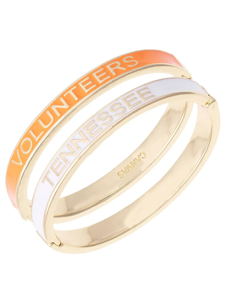Tennessee Volunteers Enamel Hinge Bangle