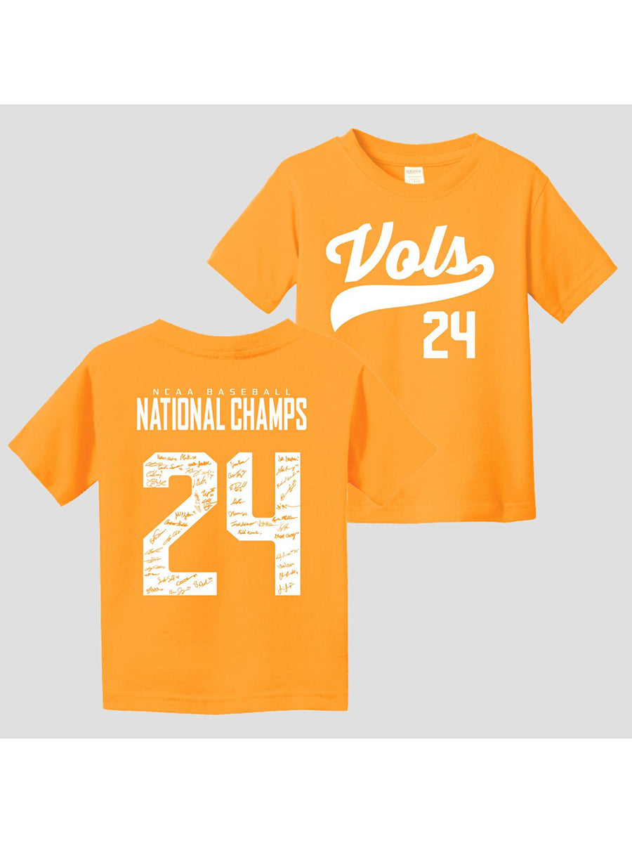 Kids 2024 Baseball National Champions Shirsey