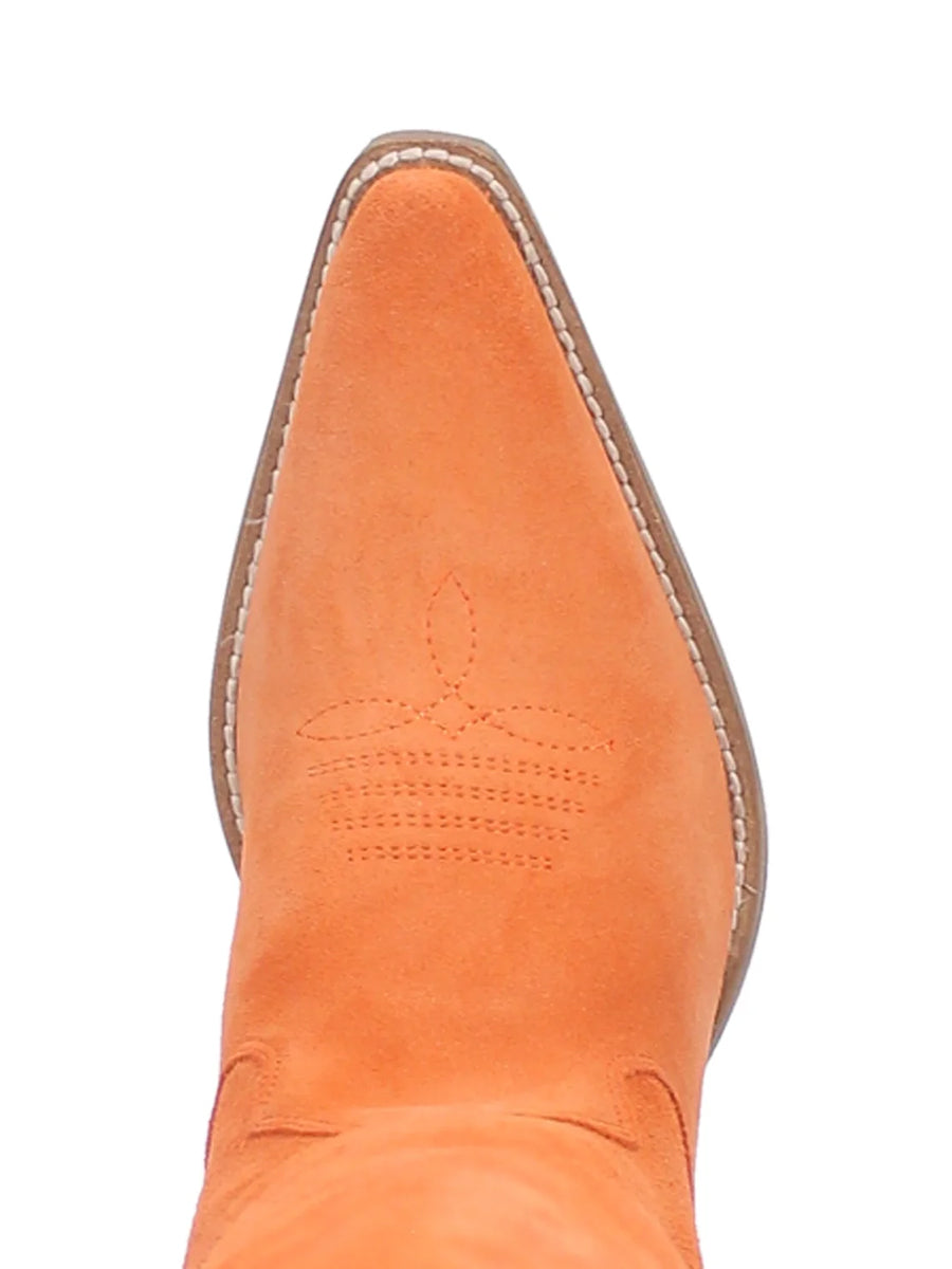 Big Orange Tall Suede Boots