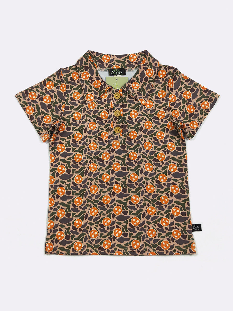 Boys Tennessee Tri-Star Camo Shirt