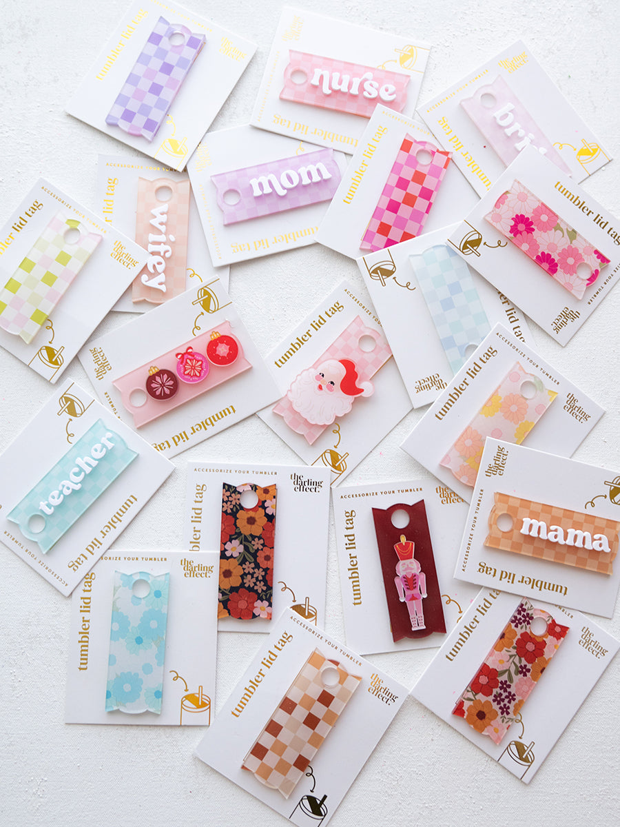 Tumbler Lid Tags (18 Designs)