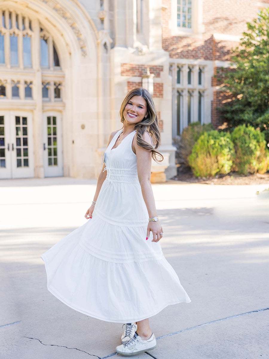 White Midi Dress