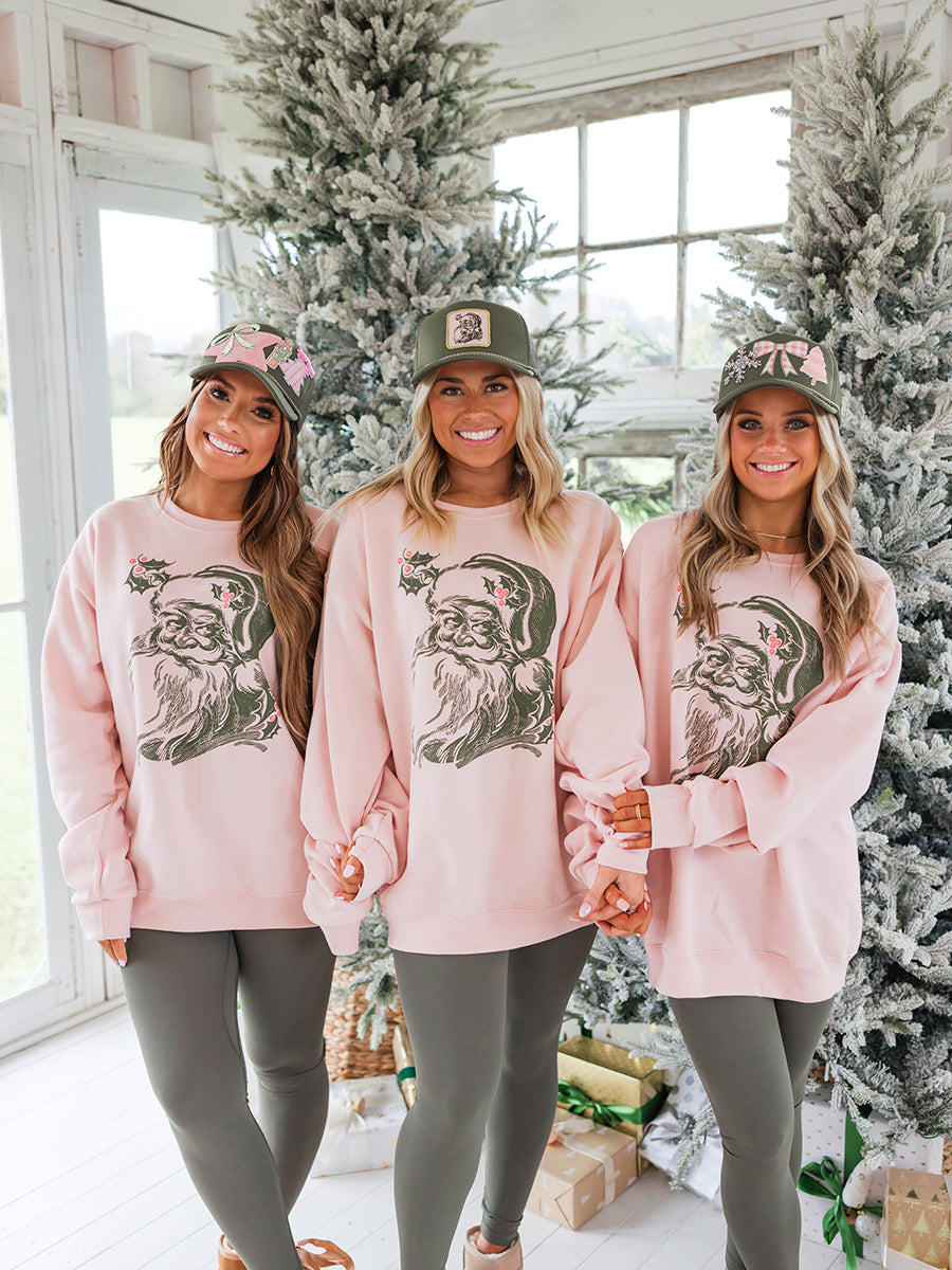 Pink Christmas Sweatshirt
