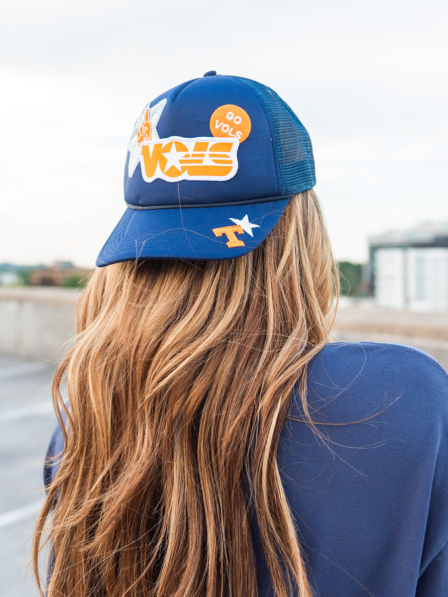 Retro "Vols" Navy Custom Trucker Hat