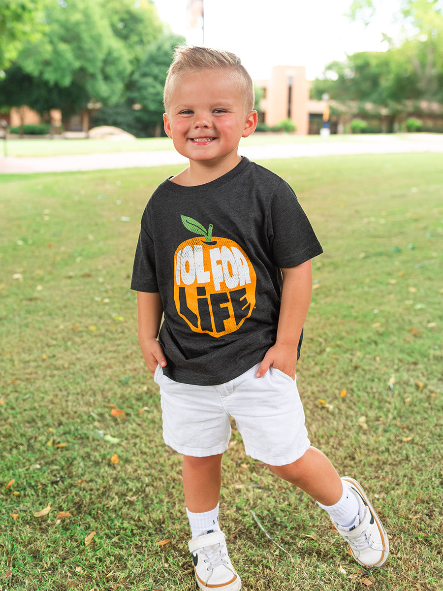 Kids Orange Vol For Life T-Shirt