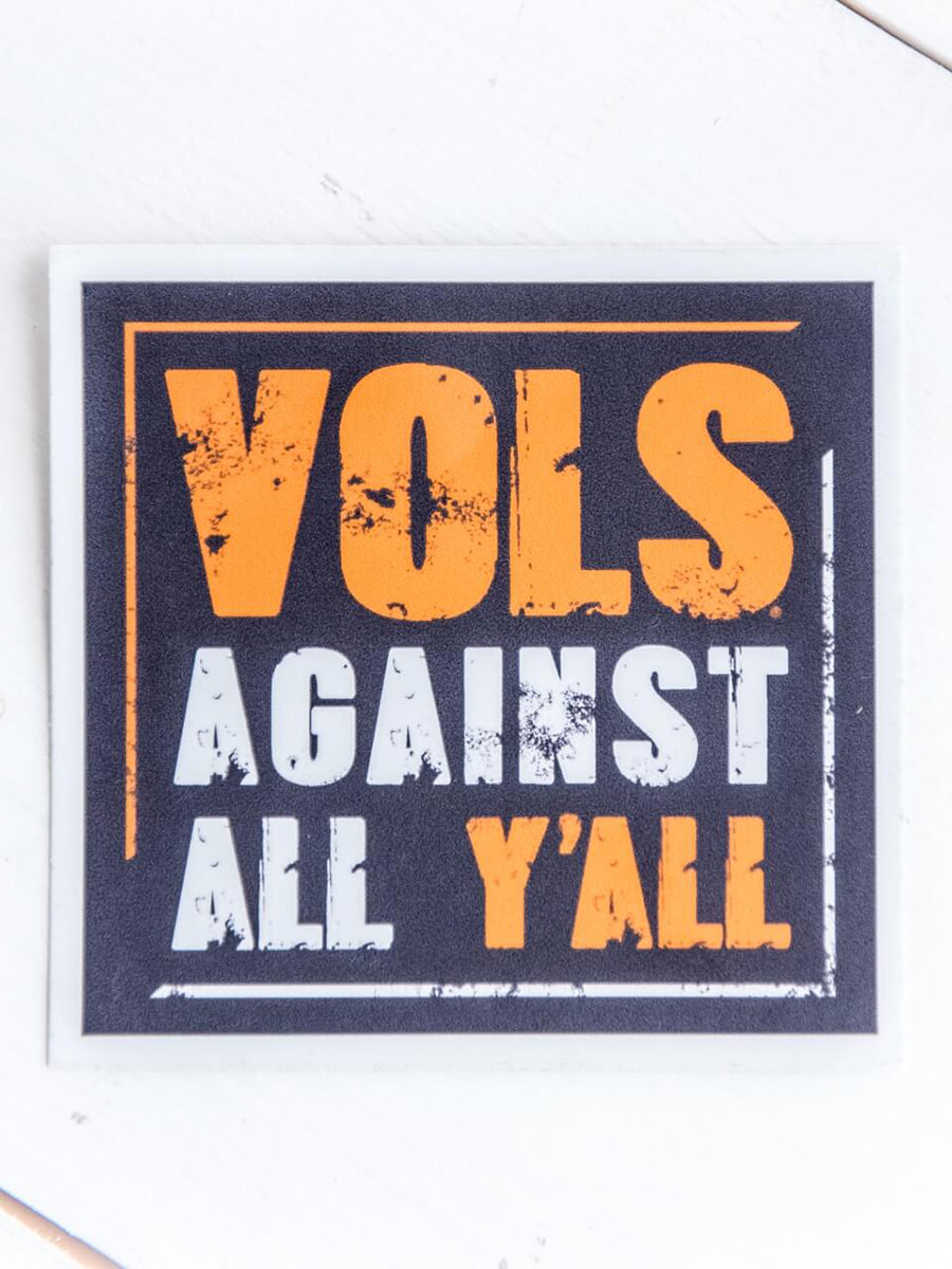 "Vols Against All Y'all" Sticker