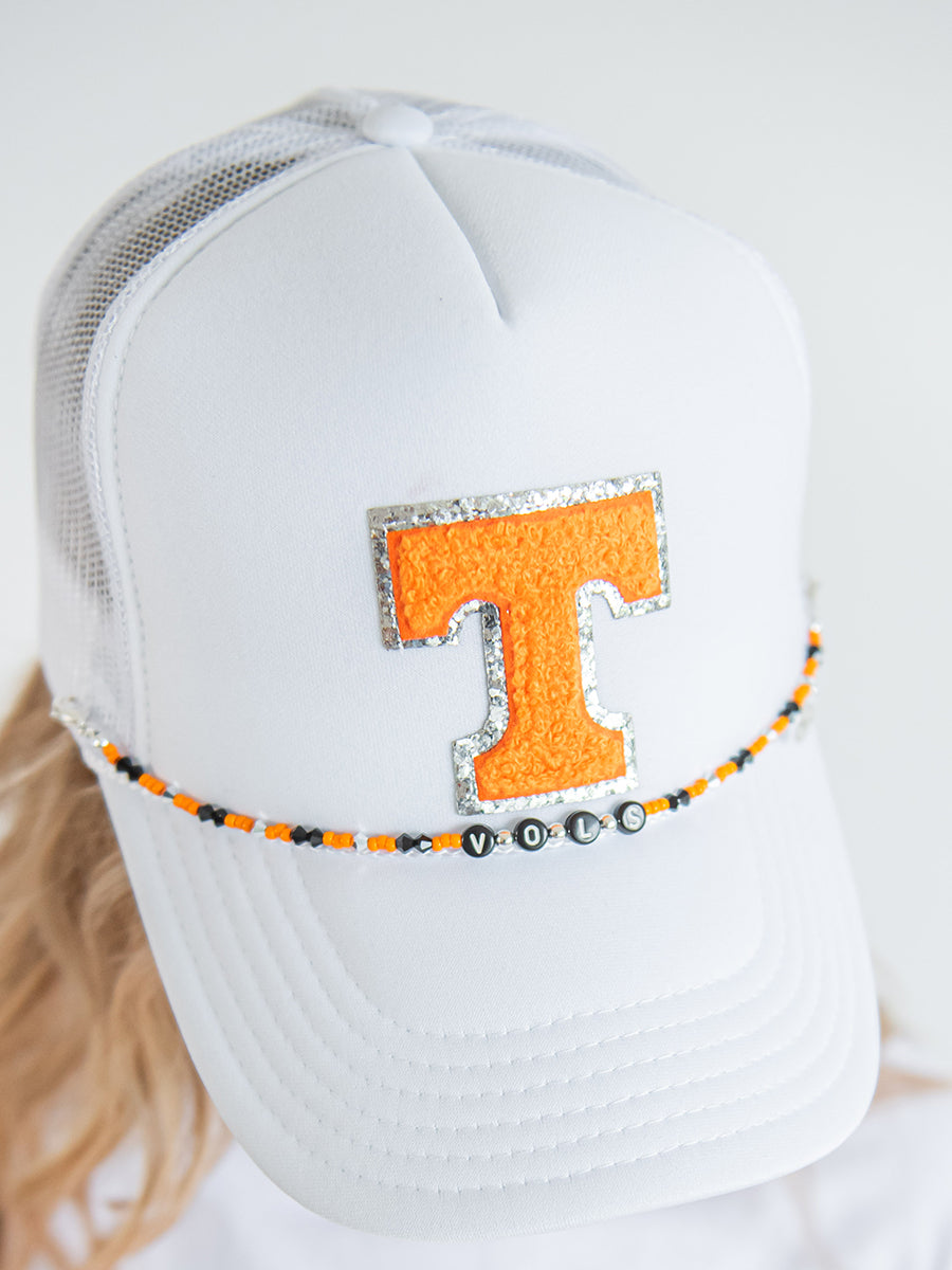 VOLS Hat Beaded Accessory