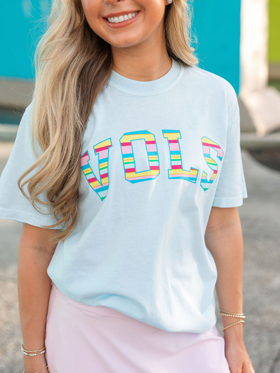 Light Blue VOLS Tee