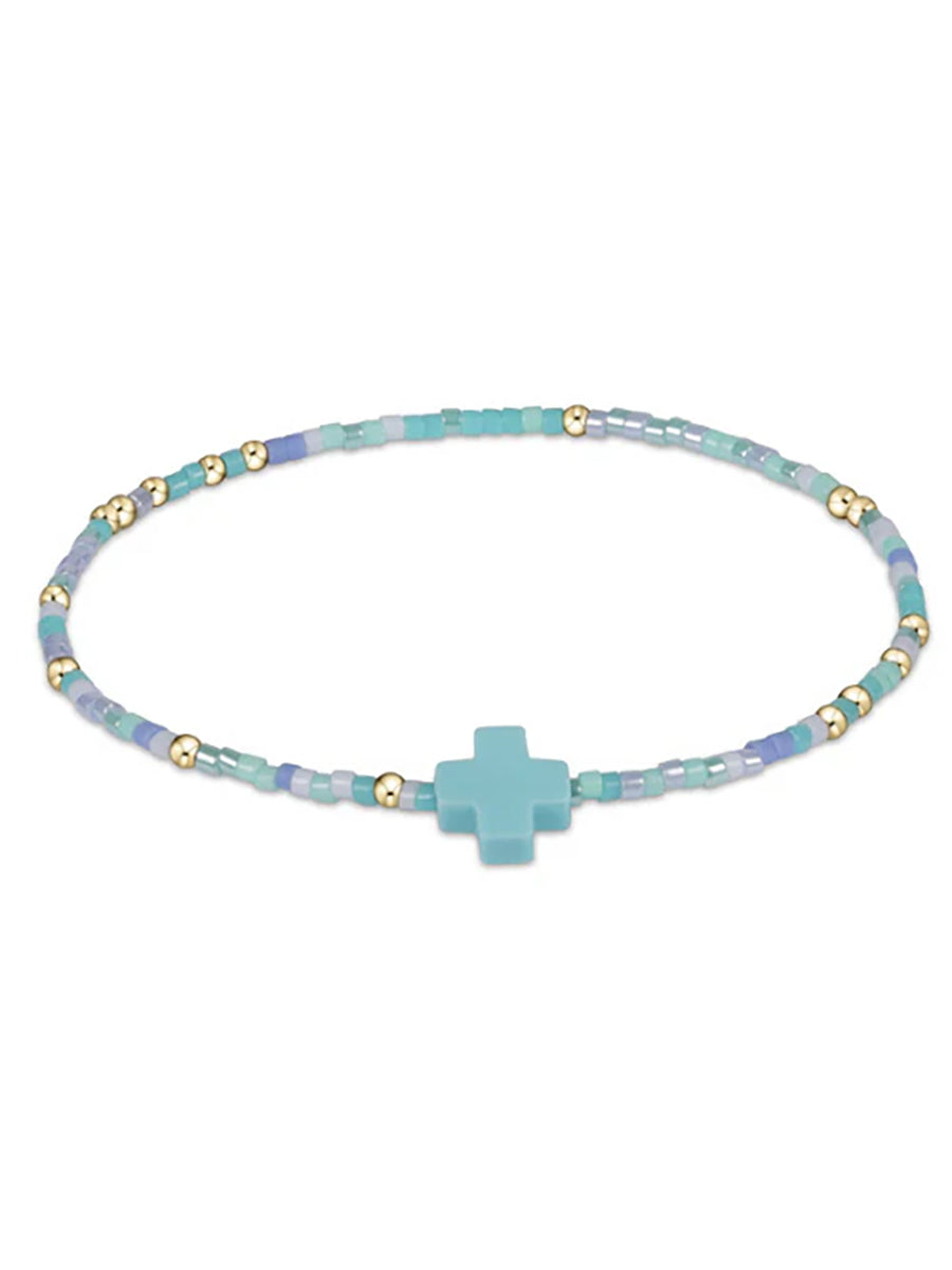 egirl Hope Unwritten Signature Cross Bracelet (25 Colors)