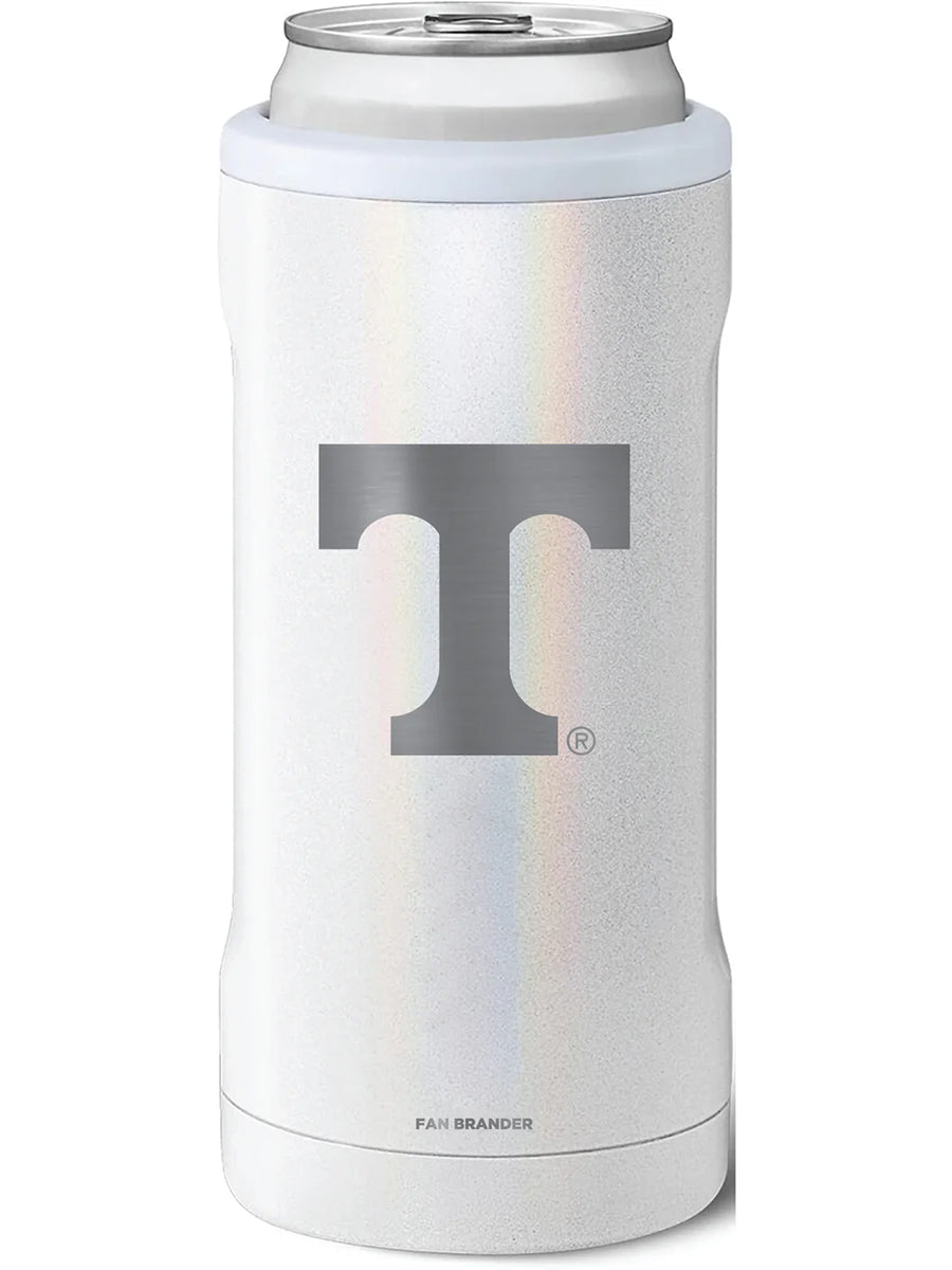 Glitter white BrüMate "Power T" Can Cooler