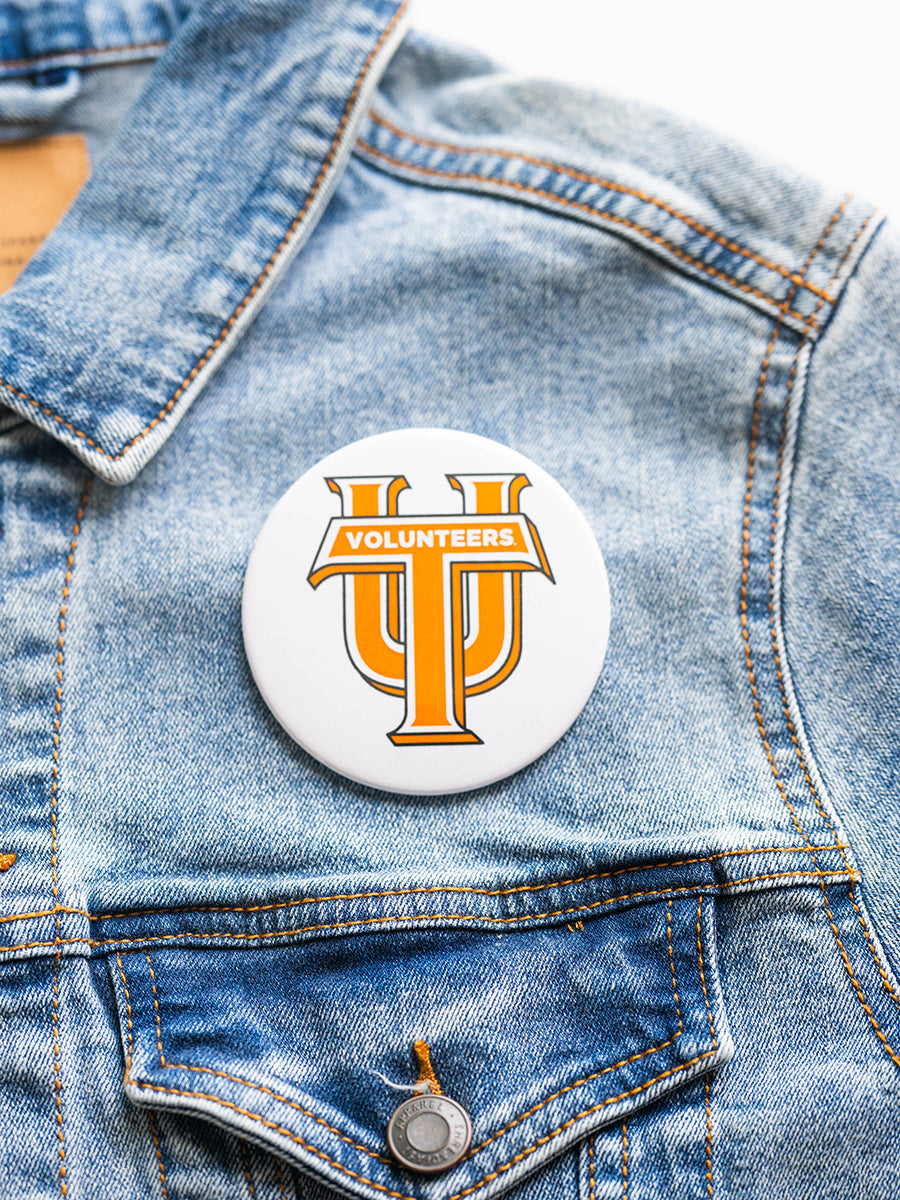 White UT Logo Gameday Button