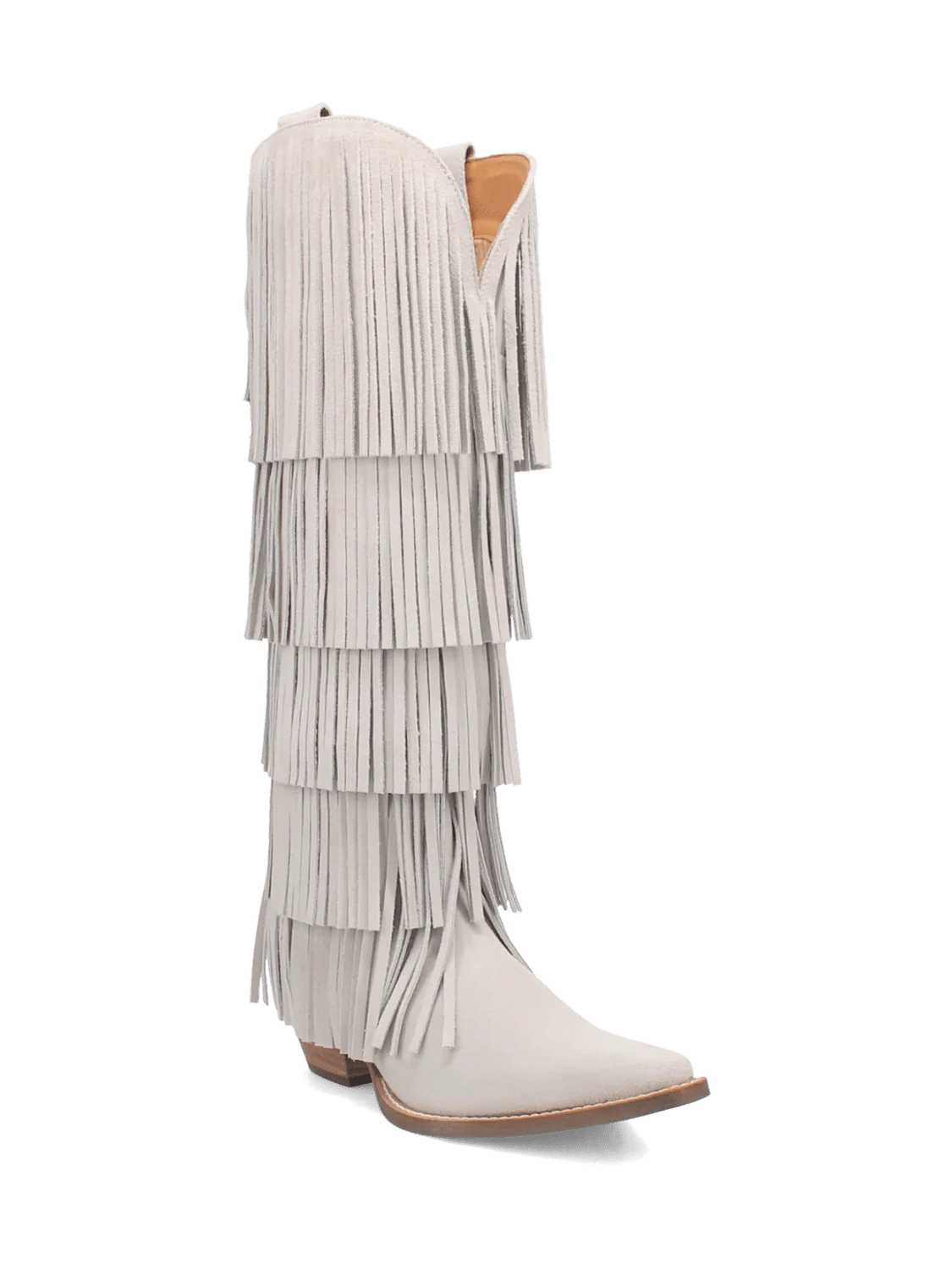 Dingo Wild Child White Suede Boot